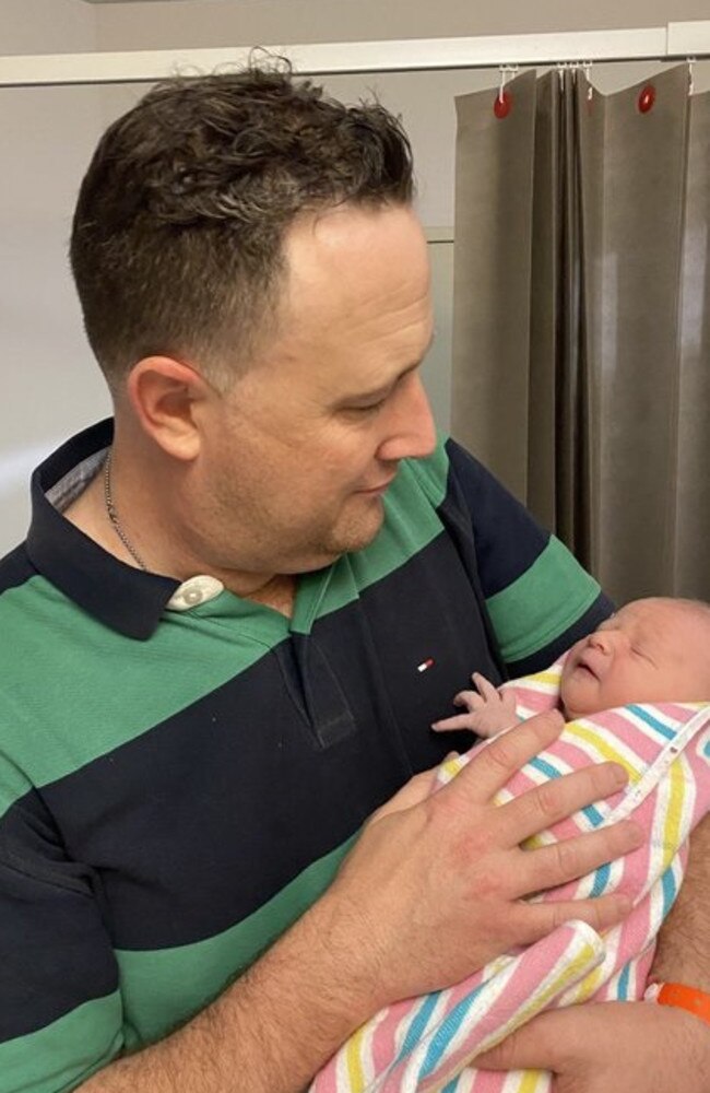 David, his wife Elizabeth and their youngest child, Charlotte (pictured) have so far been much sicker with Covid-19 than their infected children have. Picture: Supplied