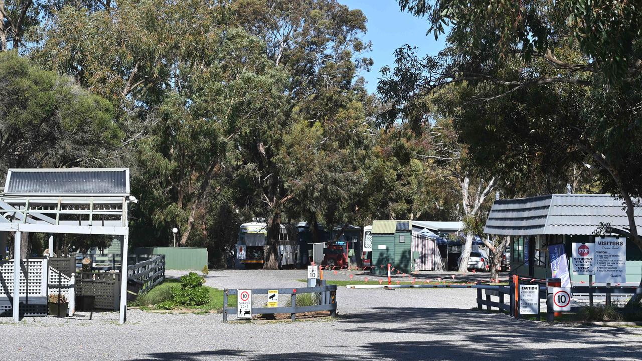 The Aldinga Beach Holiday Park is closing to tourists and will just home permanent residents. Picture: Keryn Stevens