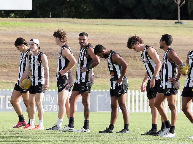 Thomas with his potential teammates. Picture: Philip Gostelow