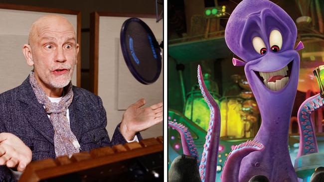 Perfect match ... Malkovich and Dave the evil octopus. Picture: DreamWorks.