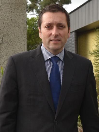 State Opposition leader Matthew Guy.