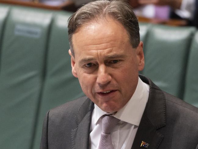 Health Minister Greg Hunt. Picture: NCA NewsWire / Martin Ollman