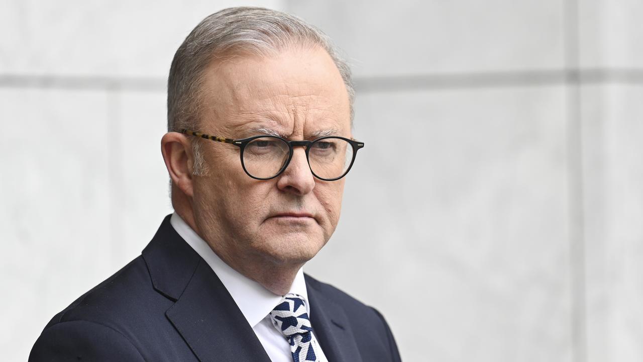 Prime Minister Anthony Albanese condemned the actions of violent protesters. Picture: NewsWire / Martin Ollman