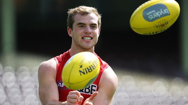 Tom Mitchell accumulated 64 disposals in the NEAFL on the weekend. Picture: Phil Hillyard