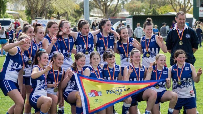 Angaston took out the under 17s BLGW crown on Sunday. Picture: BLGW Facebook.