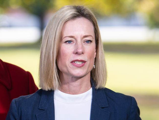 Labor leader Rebecca White in Launceston. Picture: Patrick Gee