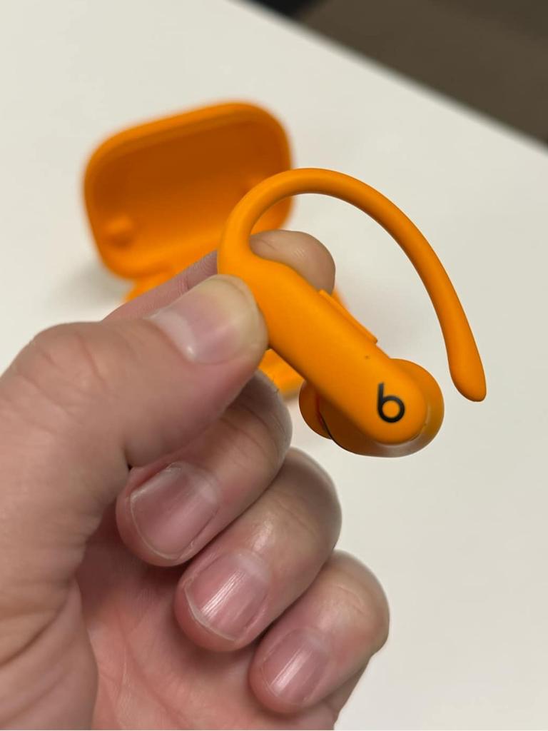 Beats Powerbeats Pro 2 High-Performance Earbuds Electric Orange. Picture: Troy Nankervis
