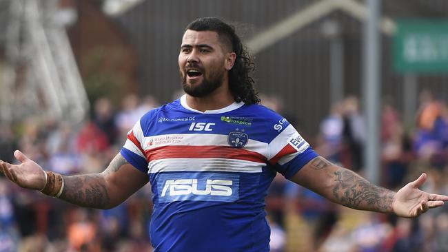 David Fifita is out of Wakefield for “the foreseeable future” after refusing to wear a COVID GPS tracker. Picture: Getty Images