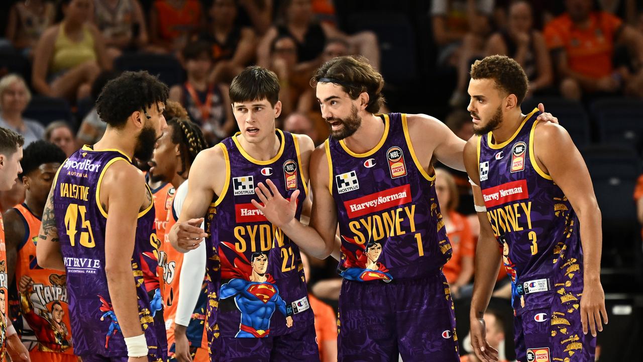 Jordan Hunter of talks with his Kings teammates during a tough start to the season. Picture: Getty