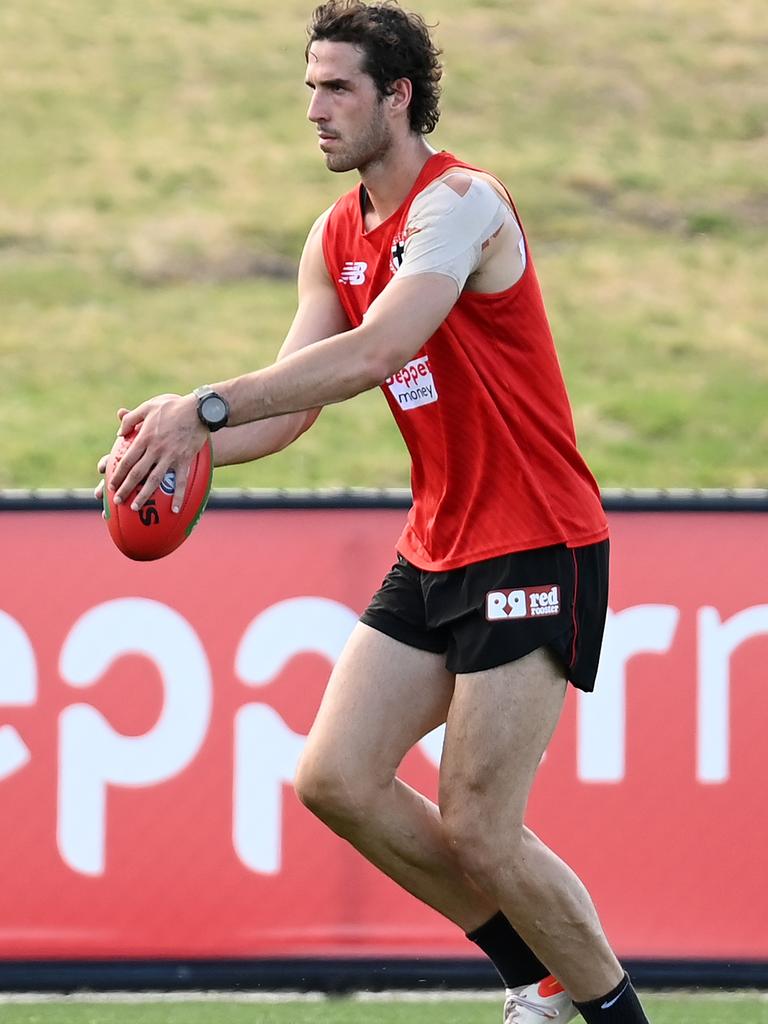 Max King says he is determined to put more size on his lower body while he waits for his shoulder to heal. Picture: Quinn Rooney/Getty Images