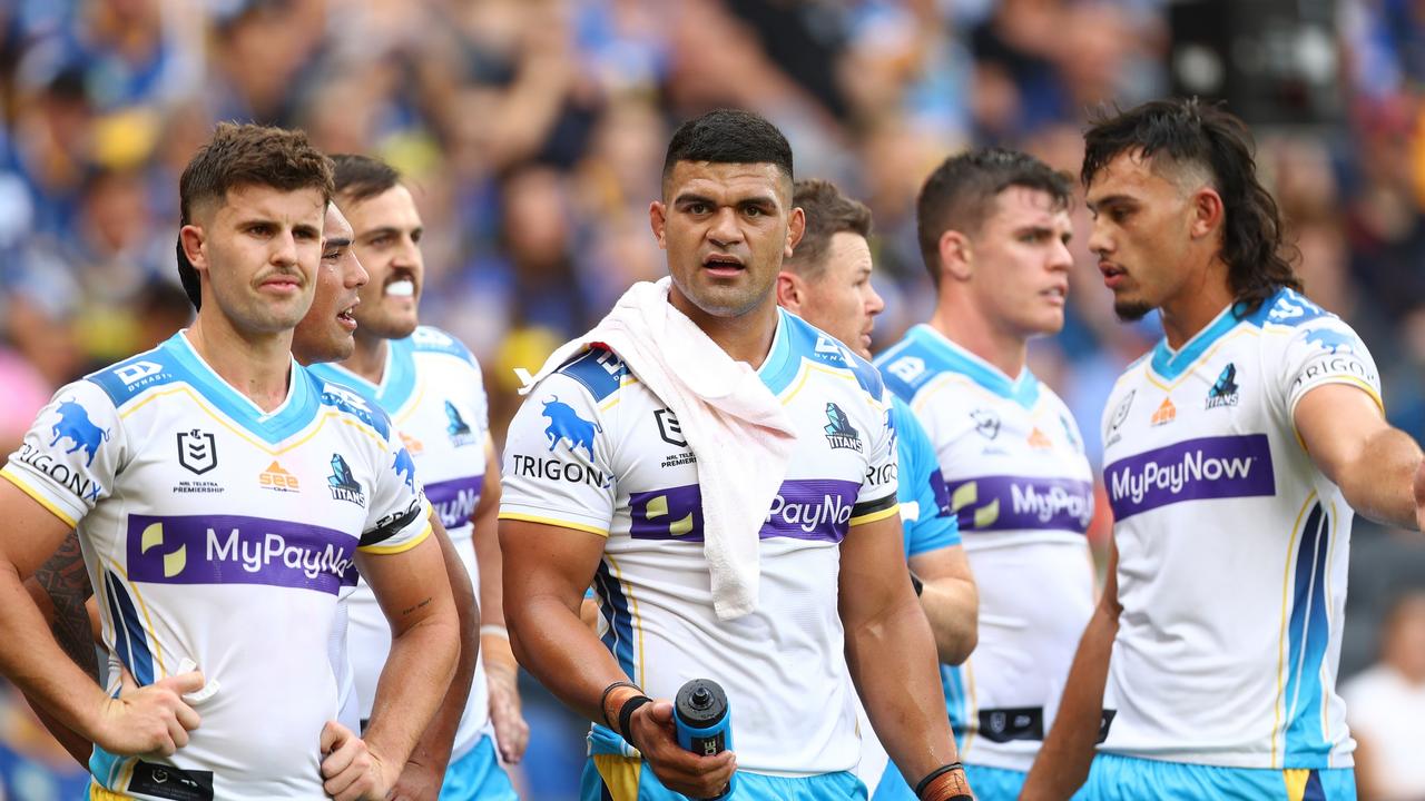 David Fifita is being starved of the ball. Picture: Mark Metcalfe/Getty