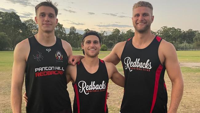 The Parks brothers – Oliver, Sam and Nick – join forces at Panton Hill.