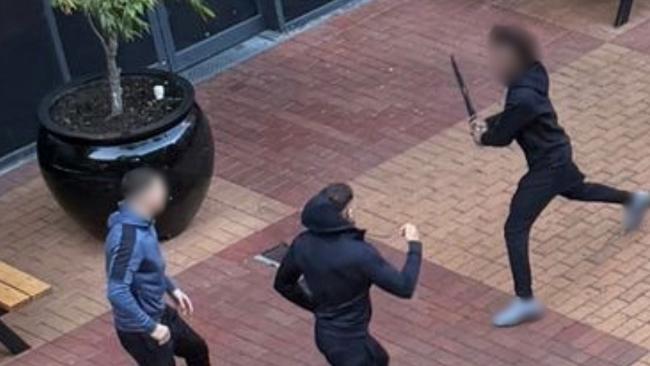 The Lara incident came less than a week after youths fought with machetes at Northland shopping centre. Picture: Supplied.