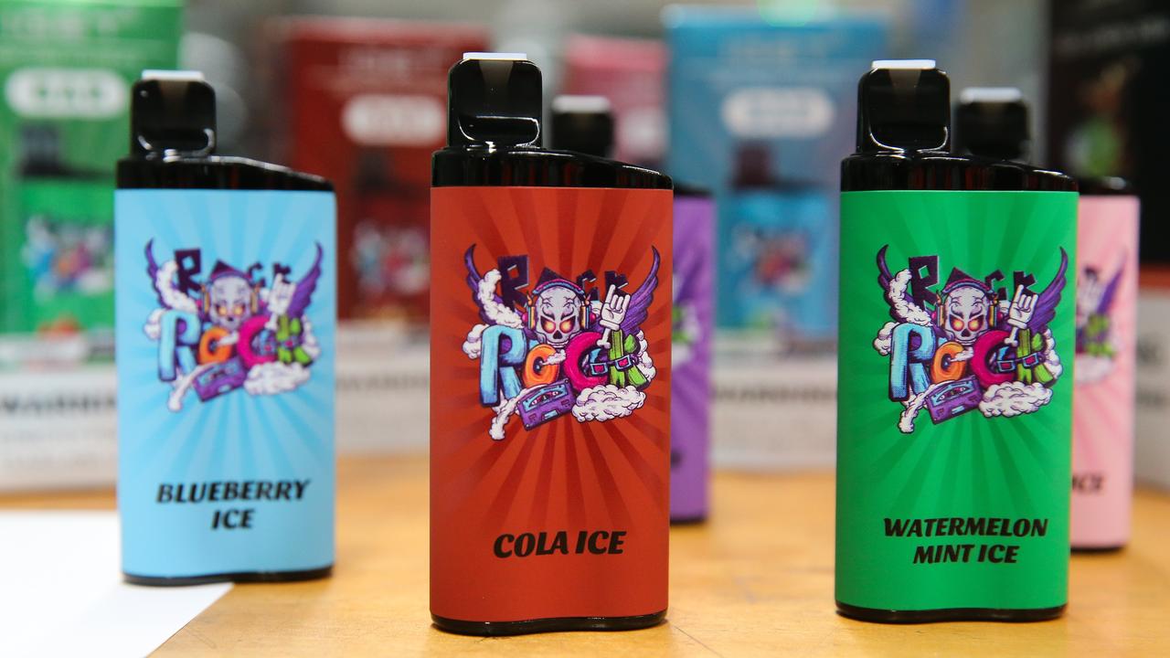 Vaping companies have used colourful packaging and candy flavours to get kids hooked on vaping. Picture: NCA Newswire/Gaye Gerard