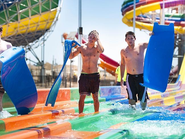 One of the slides at Wet'n'Wild Sydney.