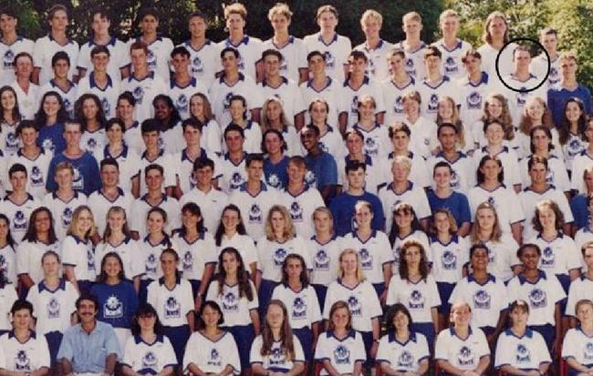 Timothy Pullen’s Mackay North State High School class of 1994 photo. . Picture: CONTRIBUTED