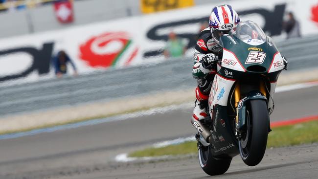 Parkes on his way to his best MotoGP finish.