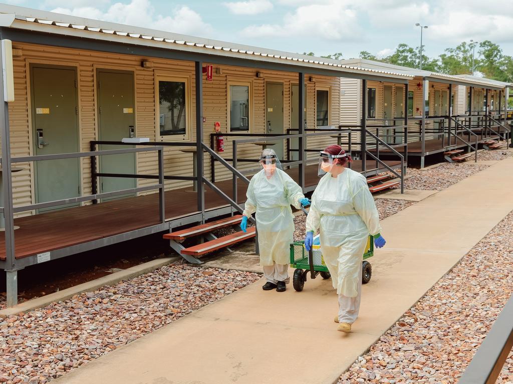 The Howard Springs Coronavirus Quarantine Centre on Darwin's outskirts.