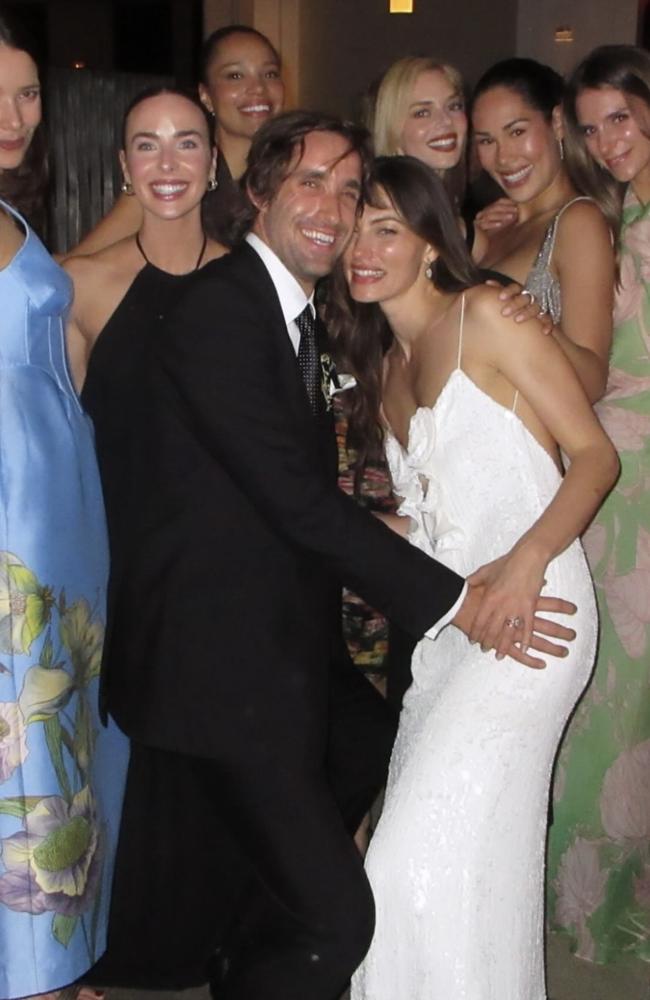 Phoebe Tonkin hosted a grand party ahead of her wedding to Bernard Lagrange. Picture: Instagram