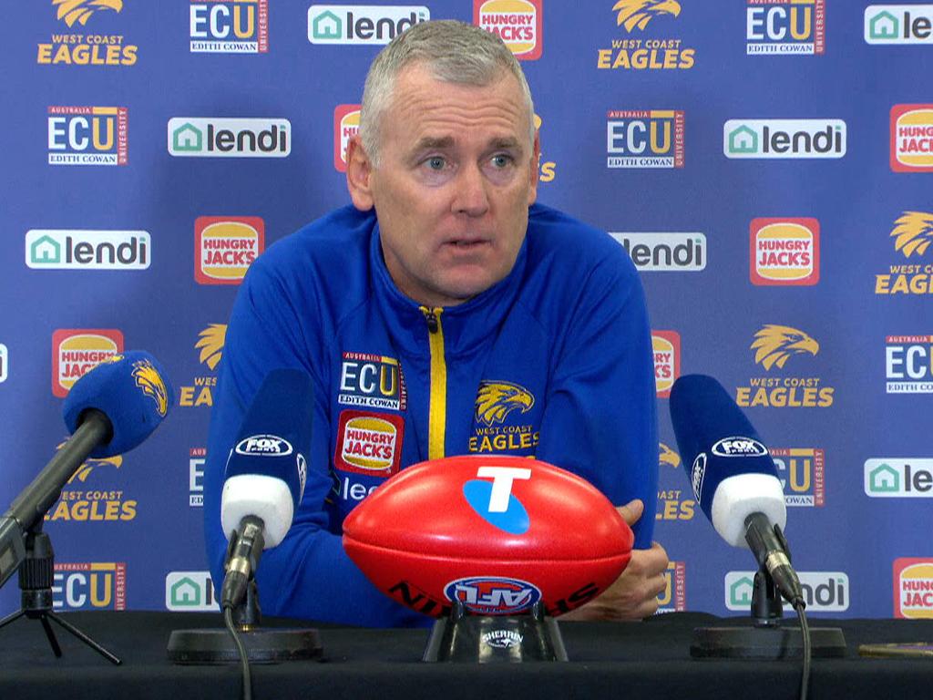 AFL: West Coast Eagles blasted after 'embarrassing' home loss