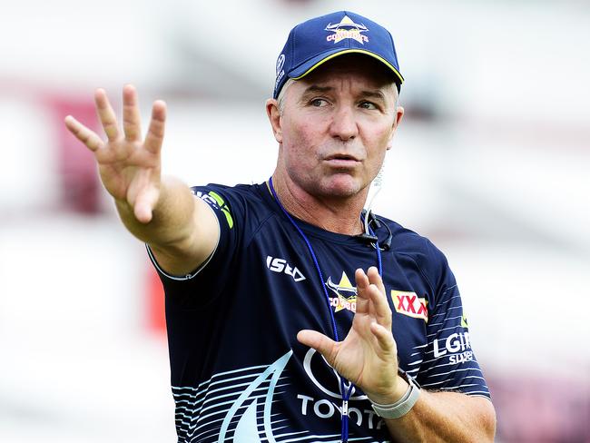 North Queensland Cowboys training from 1300 Smiles Stadium.   Coach Paul Green. Picture: Zak Simmonds