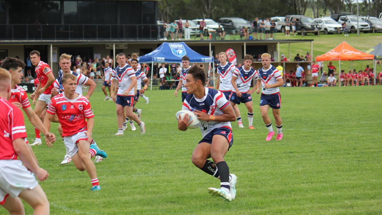 Byley Vaeau Central Coast Roosters Laurie Daley Cup team. Picture: Kevin Merrigan