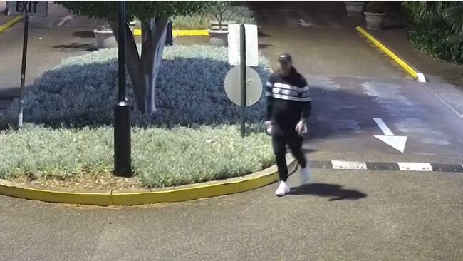 Police previously released footage of a man seen entering the same apartment block on Dalmeny Ave in Rosebery on October 8. Picture: NSW Police