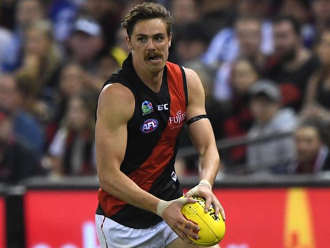 Essendon forward Joe Daniher is weighing up his options. Picture: AAP