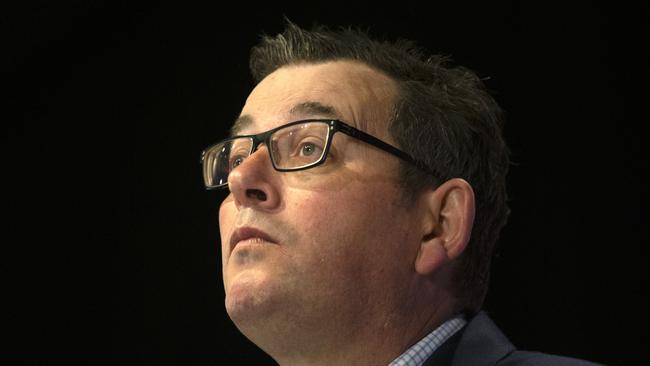 Victorian Premier Daniel Andrews in Melbourne on Thursday. Picture: Sarah Matray