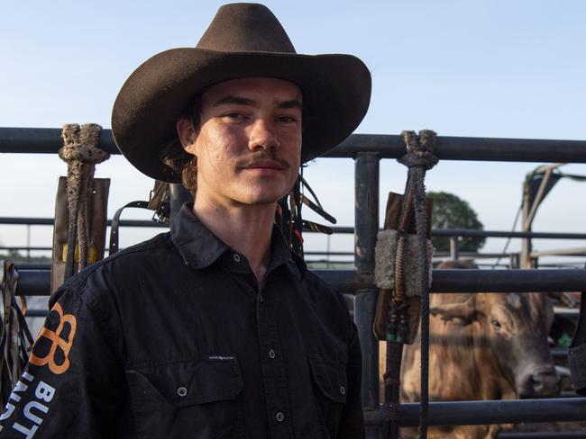 Jed Farrington at the sold-out 50th iteration of the Noonamah Tavern and Rodeo. Picture: Pema Tamang Pakhrin