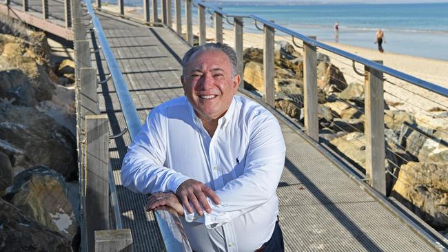 Sustainable Infrastructure Systems associate director Luigi Rossi at the Henley Beach beach access project previously delivered by SIS. Picture: Tom Huntley