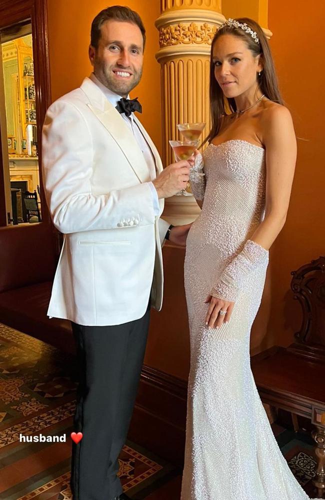 She married investment director Matthew Danos. Picture: Georgia Geminder/Instagram