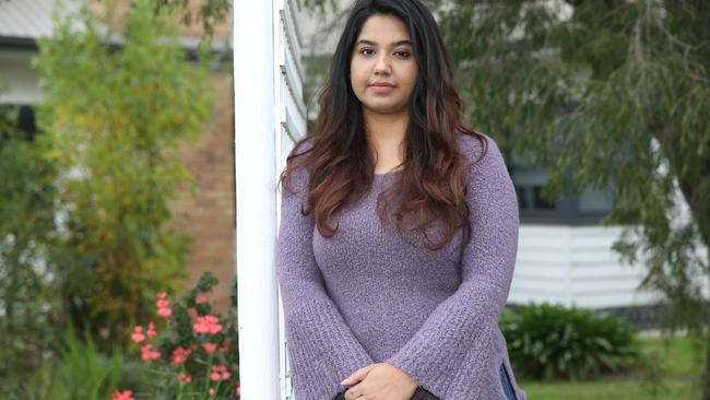 Student Saaniya Kadam says it makes little sense to return to India because she is months away from graduating and wants to work in Australia. Picture: Peter Ristevski