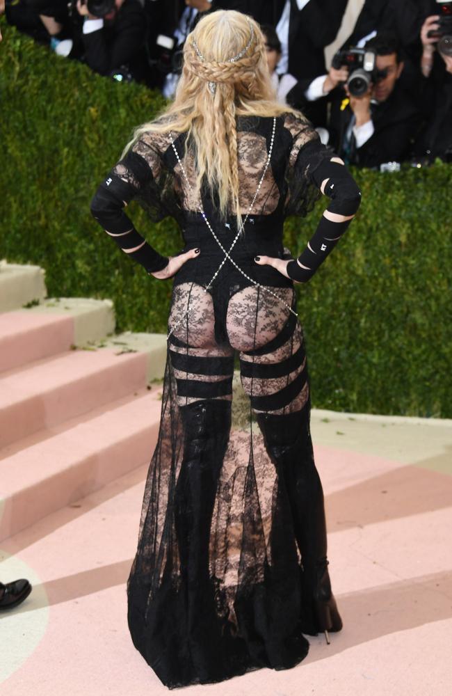 Madonna’s best side. Picture: Larry Busacca/Getty Images/AFP