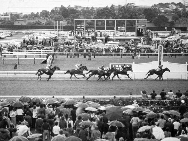 The horrific crime took place on a wet Melbourne Cup Day. Picture: Archival Negatives