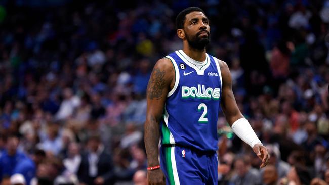 Kyrie Irving’s future is up in the air. Photo: Ron Jenkins/Getty Images/AFP.