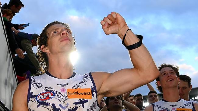 Nat Fyfe is poised to finish his career as a Docker.