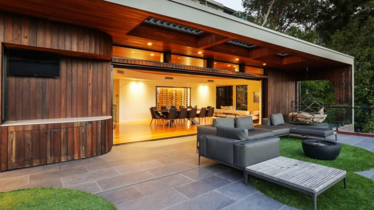 It has seven bedrooms over two levels