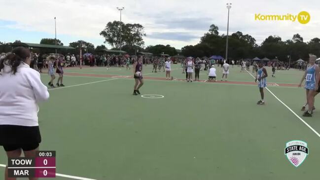 Replay: Netball Queensland State Age Titles - Toowoomba Blue v Mareeba Lightning (U13)