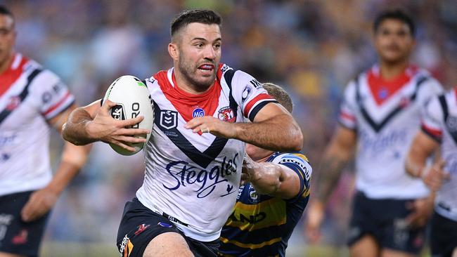 James Tedesco was superb for the Roosters against Parramatta. Picture: AAP