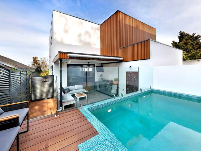 Footy players Michael Lichaa and Josh Reynolds scored with their Caringbah South townhouse project.