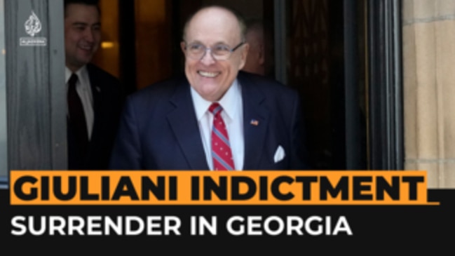 Rudy Giuliani Booked In Georgia On Charges He Conspired To Keep Donald ...