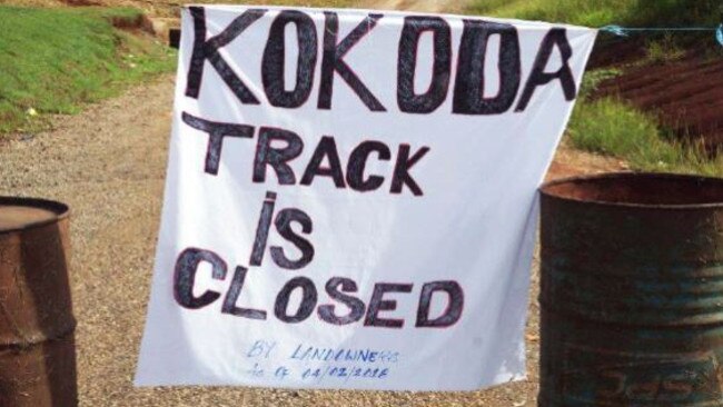 Kokoda track closed