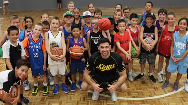 The clinic attracted young players from all over the greater Hills area.