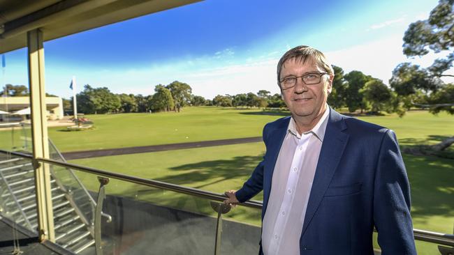 Grange Golf Club has won the reader poll for the best golf club in the state. Pictured is general manager Barry Linke. Pic: Roy VanDerVegt