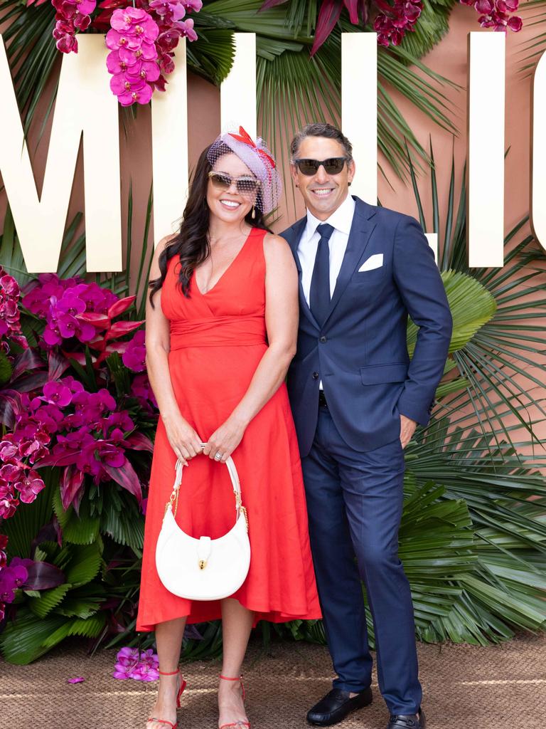 Nicole and Billy Slater. Picture: Luke Marsden.