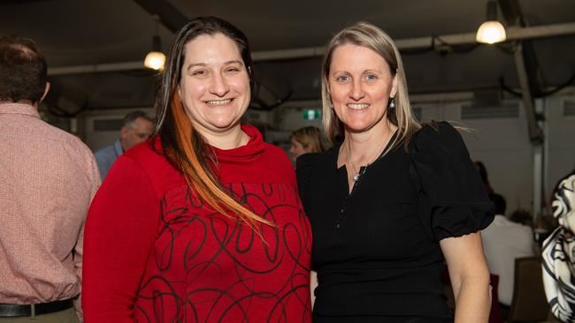 Nadia Phillips and Kylie De Jesus Augusto at the NT News Futures Northern Territory forum 2024. Picture: Pema Tamang Pakhrin