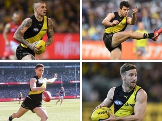 Dustin Martin, Trent Cotchin, Dion Prestia, Kane Lambert are all guns, but why can't the Tigers win the footy at stoppages?