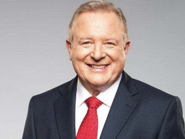 Melbourne newsreader Peter Hitchener.