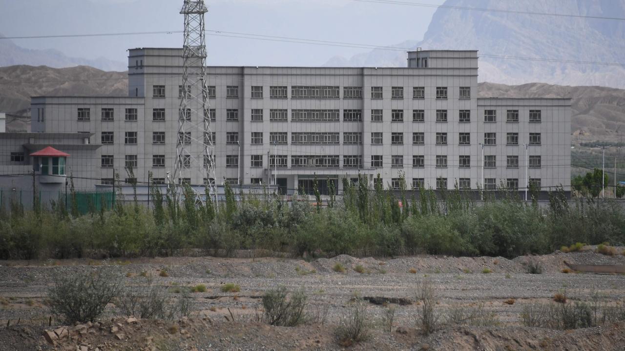 One of hundreds of what Beijing insists are ‘vocational skills training centres’, but humanitarian groups call prison camps. Picture: AFP